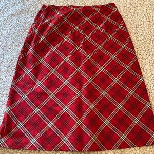 Vintage Tracy Evans Plaid Skirt made in Guatemala, Size 5